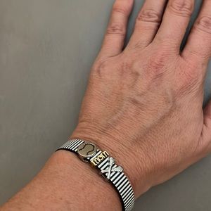 Keep Collective Reversible Leather Bracelet with 3 Charms